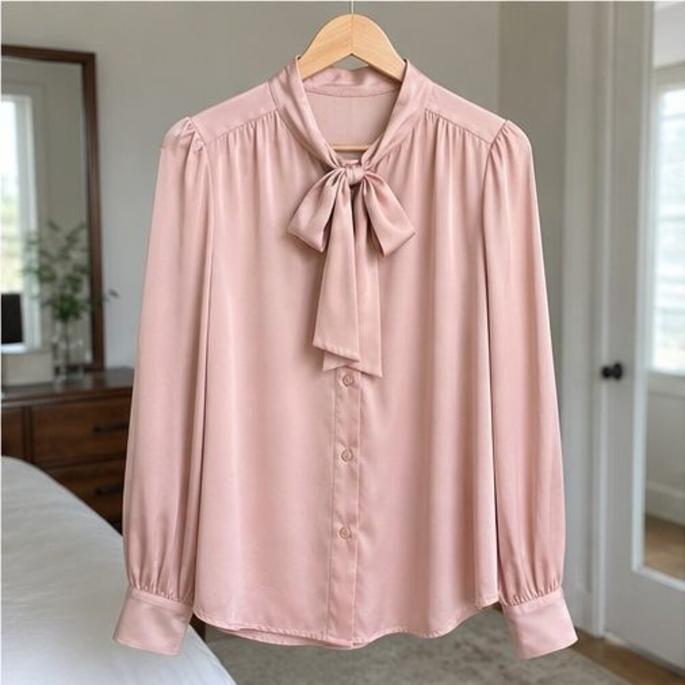 Mauve Smocked Top